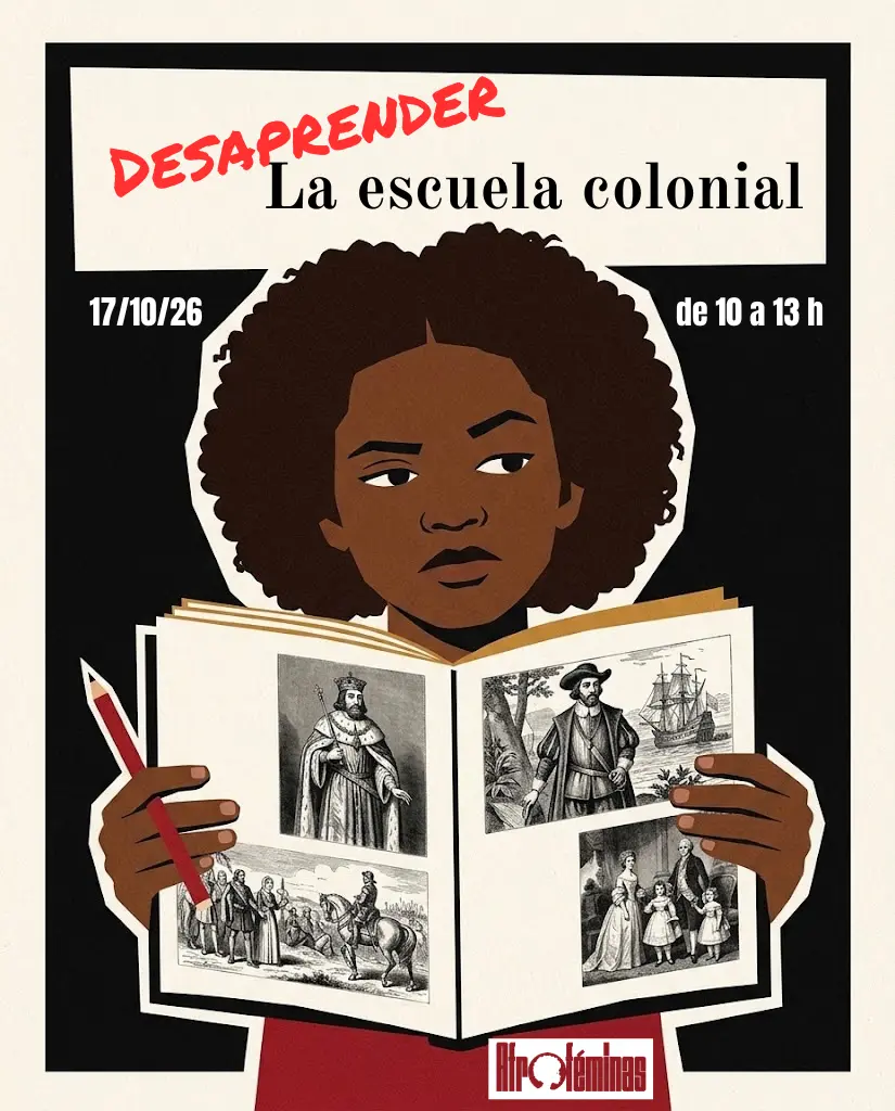 Taller práctico online de Afroféminas para profesorado, educadores y familias. Aprende a revisar materiales y a responder ante el racismo en la escuela.